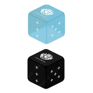 Hololive Official Card Game Official Dice Light Blue & Black (Set of 2) Preorder