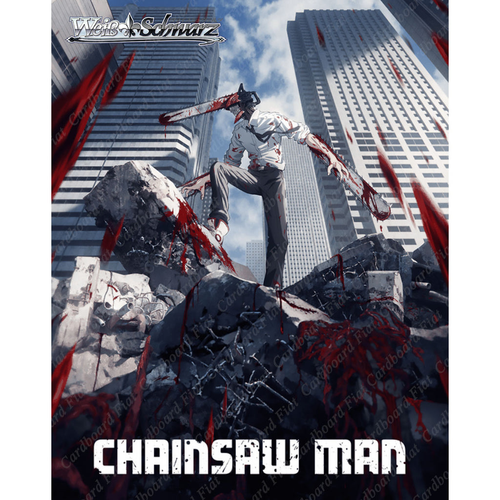 Weiss Schwarz Chainsaw Man Booster Box Preorder – Cardboard Fiat