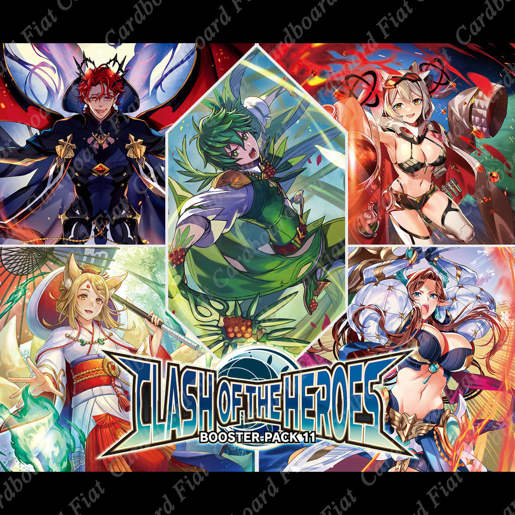 bt11 booster box Cardfight Vanguard Clash of the Heroes Booster Box [VGE-D-BT11] – Cardboard  Fiat