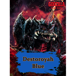 Godzilla Card Game "Destoroyah Blue" Starter Deck Preorder