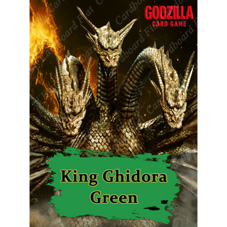 Godzilla Card Game "King Ghidorah Green" Starter Deck Preorder