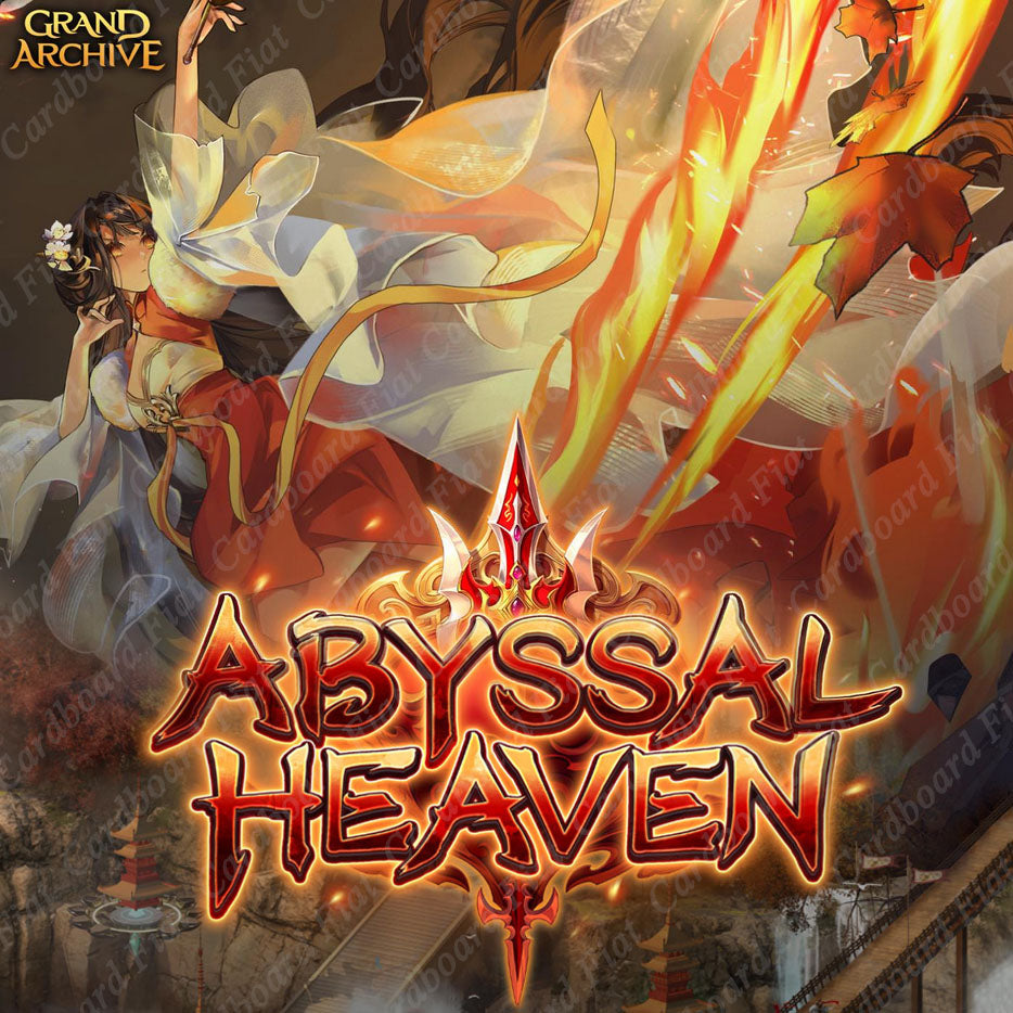 Grand Archive Abyssal Heaven Booster Box Cardboard Fiat Grand Archive Abyssal Heaven Booster Box Cardboard Fiat
