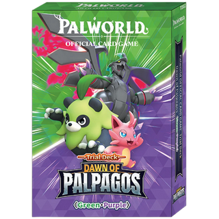Palworld Official Card Game Trial Deck "Dawn of Palpagos Green・Purple"