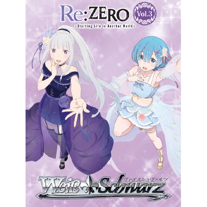 weiss schwarz re zero booster box Re: Zero Vol 1 Booster English Factory Sealed Display Box Weiss Schwarz TCG