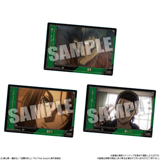 Bandai Wafer Card Pack 2 "Attack on Titan The Final Season"