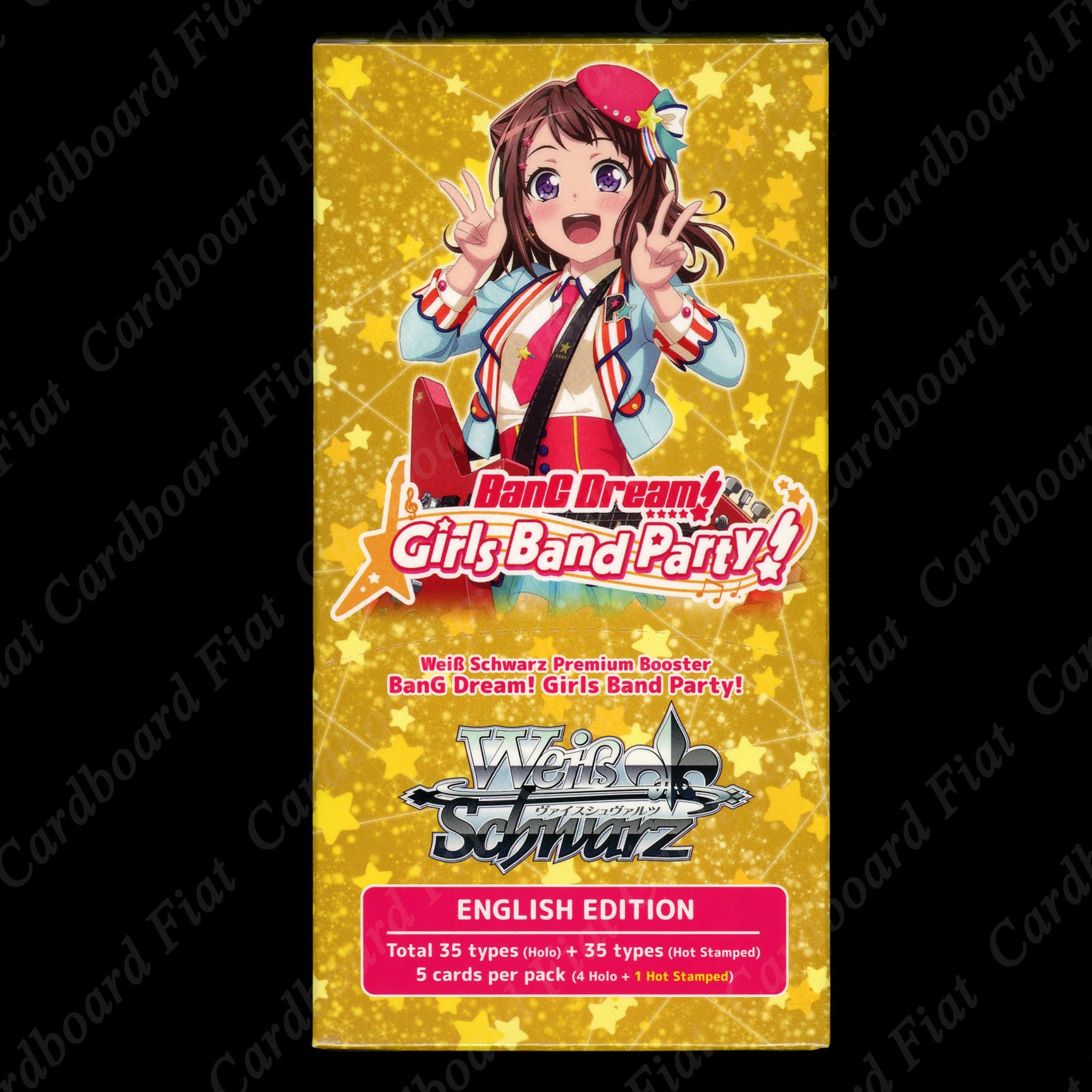 Weiss Schwarz Premium Booster BanG Dream! Girls Band Party! Booster Bo Cardboard Fiat Weiss Schwarz Premium Booster BanG Dream! Girls Band Party! Booster Bo Cardboard Fiat