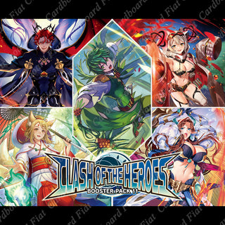Cardfight Vanguard Clash of the Heroes Booster Box [VGE-D-BT11] Preorder