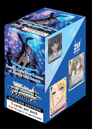 Weiss Schwarz Rascal Does Not Dream of Bunny Girl Senpai English Reprint Booster Box